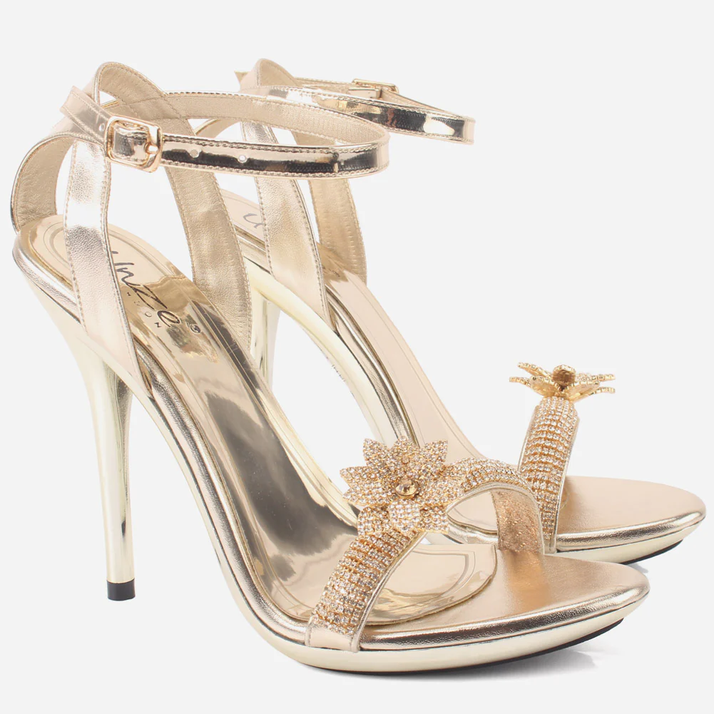 Women's "SIFARA"Crystal Detailing Platform Sandals - Image 2