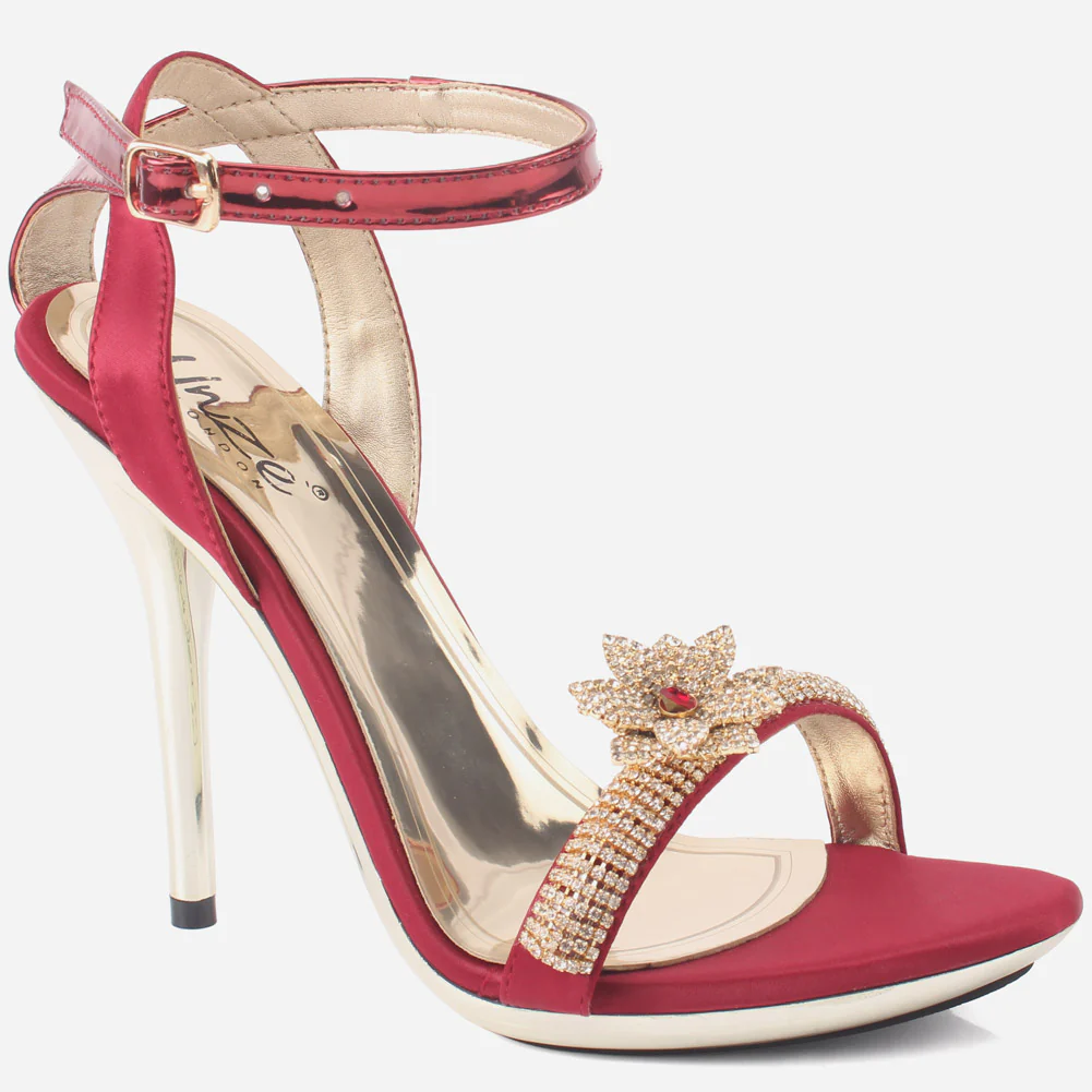Women's "SIFARA"Crystal Detailing Platform Sandals