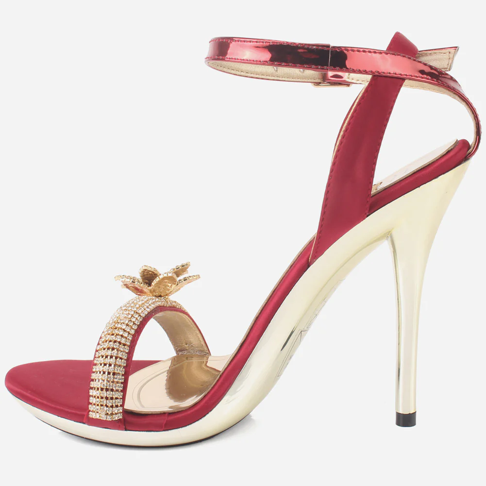 Women's "SIFARA"Crystal Detailing Platform Sandals - Image 3