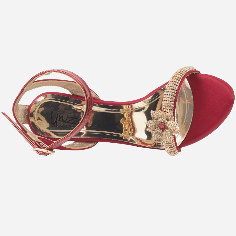 Women's "SIFARA"Crystal Detailing Platform Sandals - Image 4