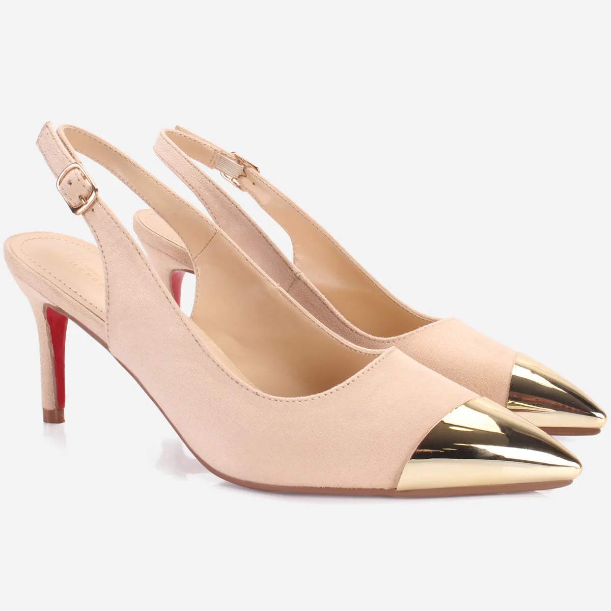 Women's "SILVIA" Decorated Toe Party Heeled Sandals - Image 2