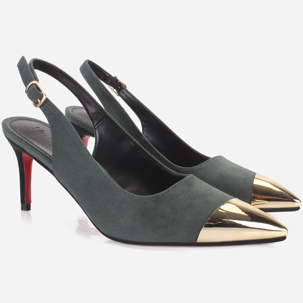 Women's "SILVIA" Decorated Toe Party Heeled Sandals - Image 2