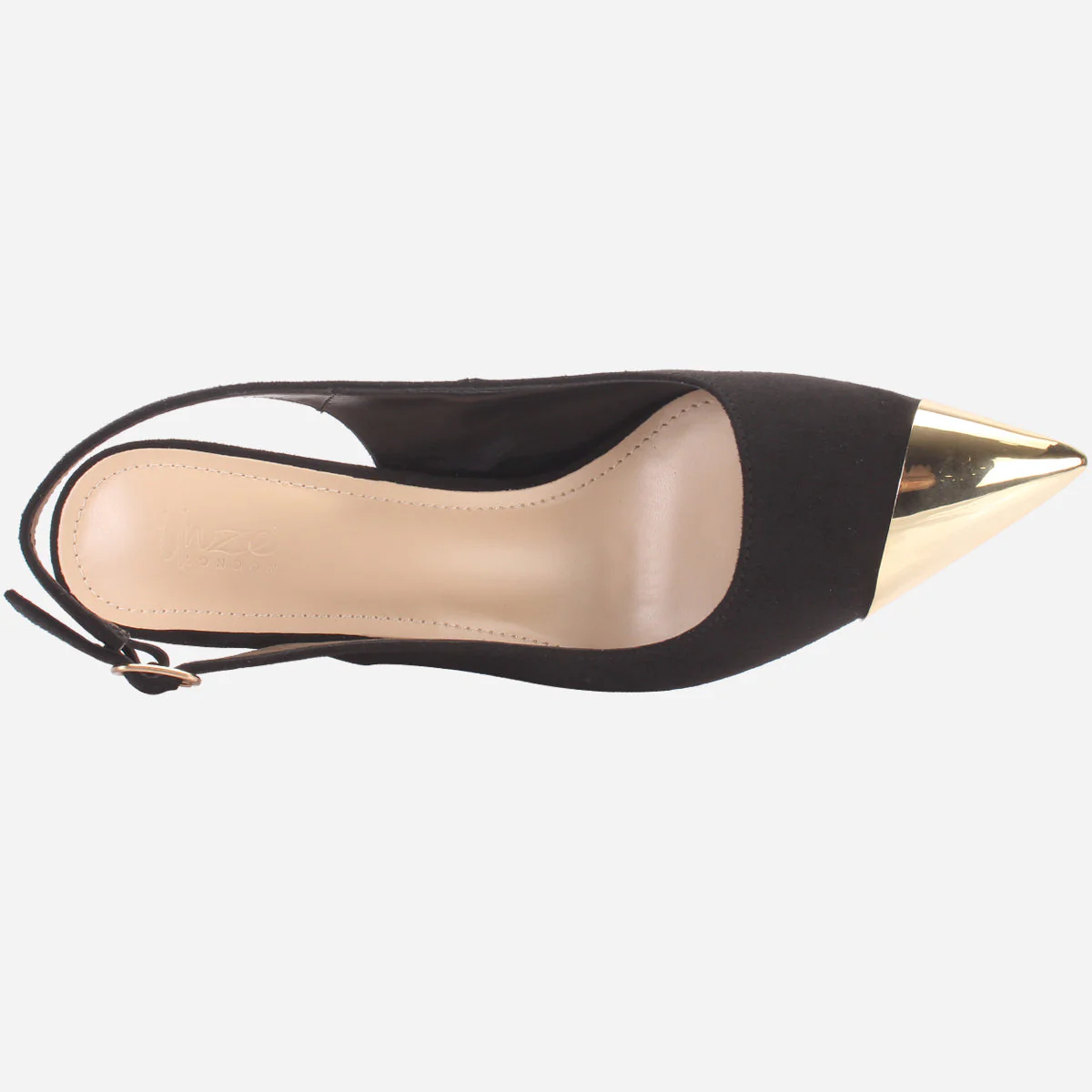 Women's "SILVIA" Decorated Toe Party Heeled Sandals - Image 4