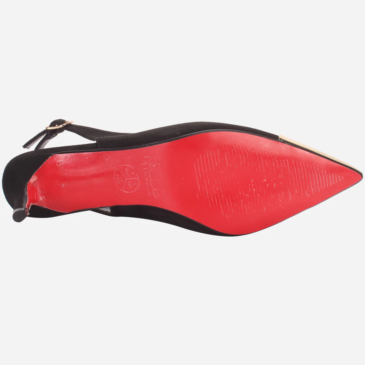 Women's "SILVIA" Decorated Toe Party Heeled Sandals - Image 5