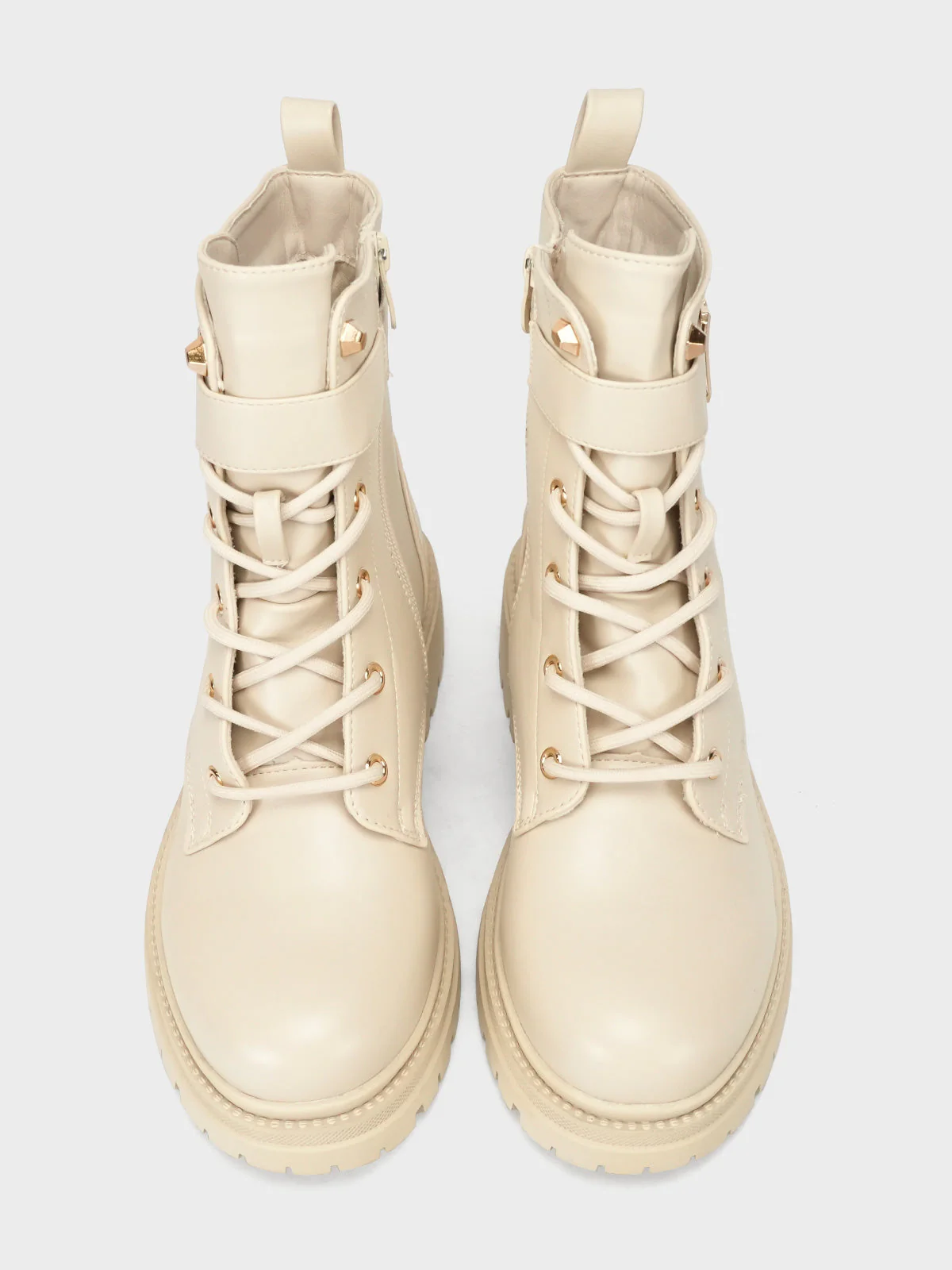 Women's "SOLEH" Side Buckled Ankle Boots - Image 5