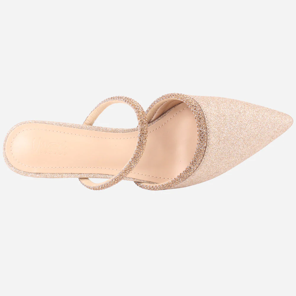 Women's "SONAB" Pointy Embellished Sandals - Image 4