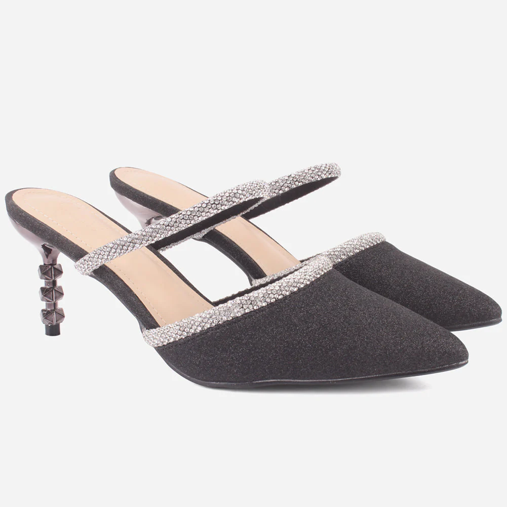 Women's "SONAB" Pointy Embellished Sandals - Image 2