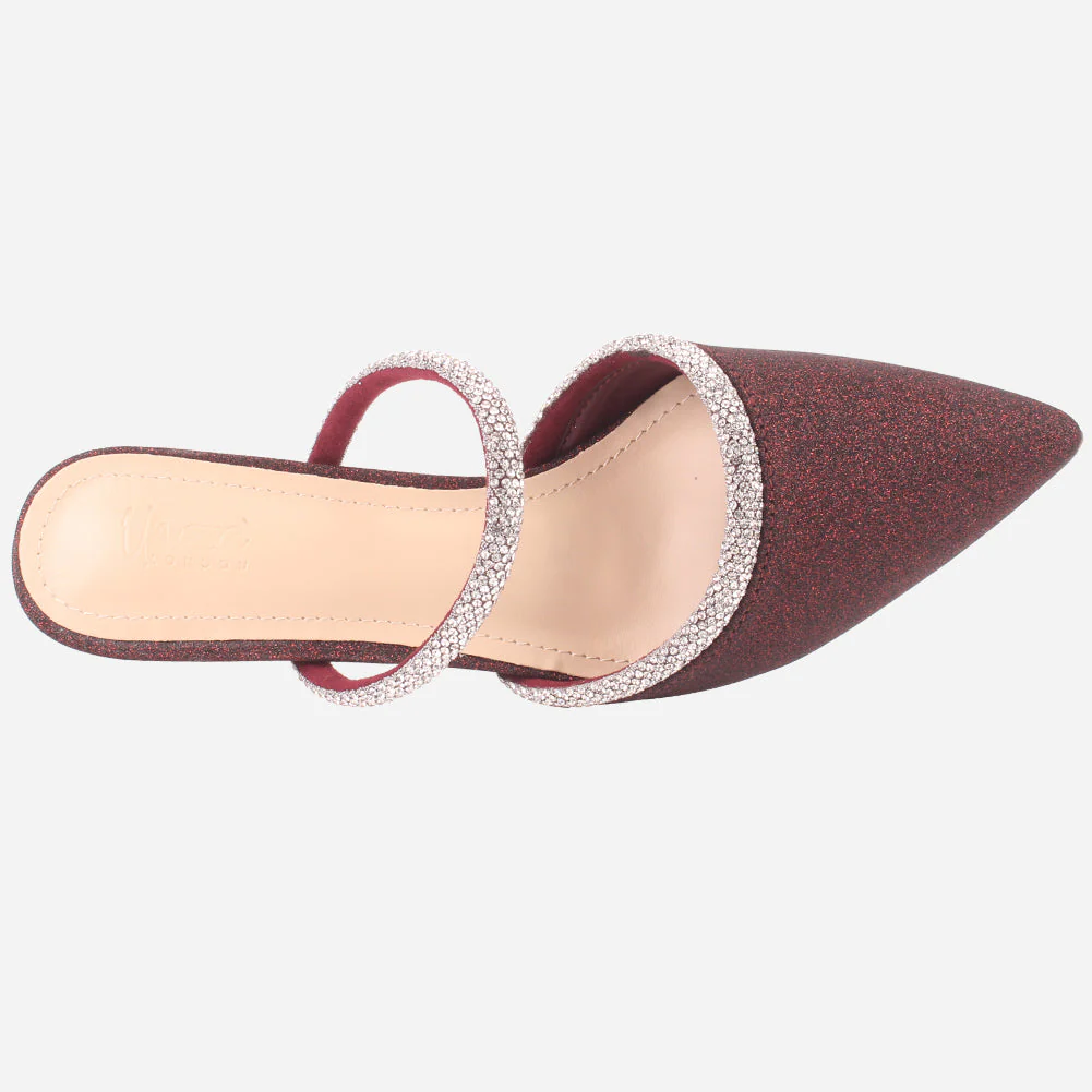 Women's "SONAB" Pointy Embellished Sandals - Image 4