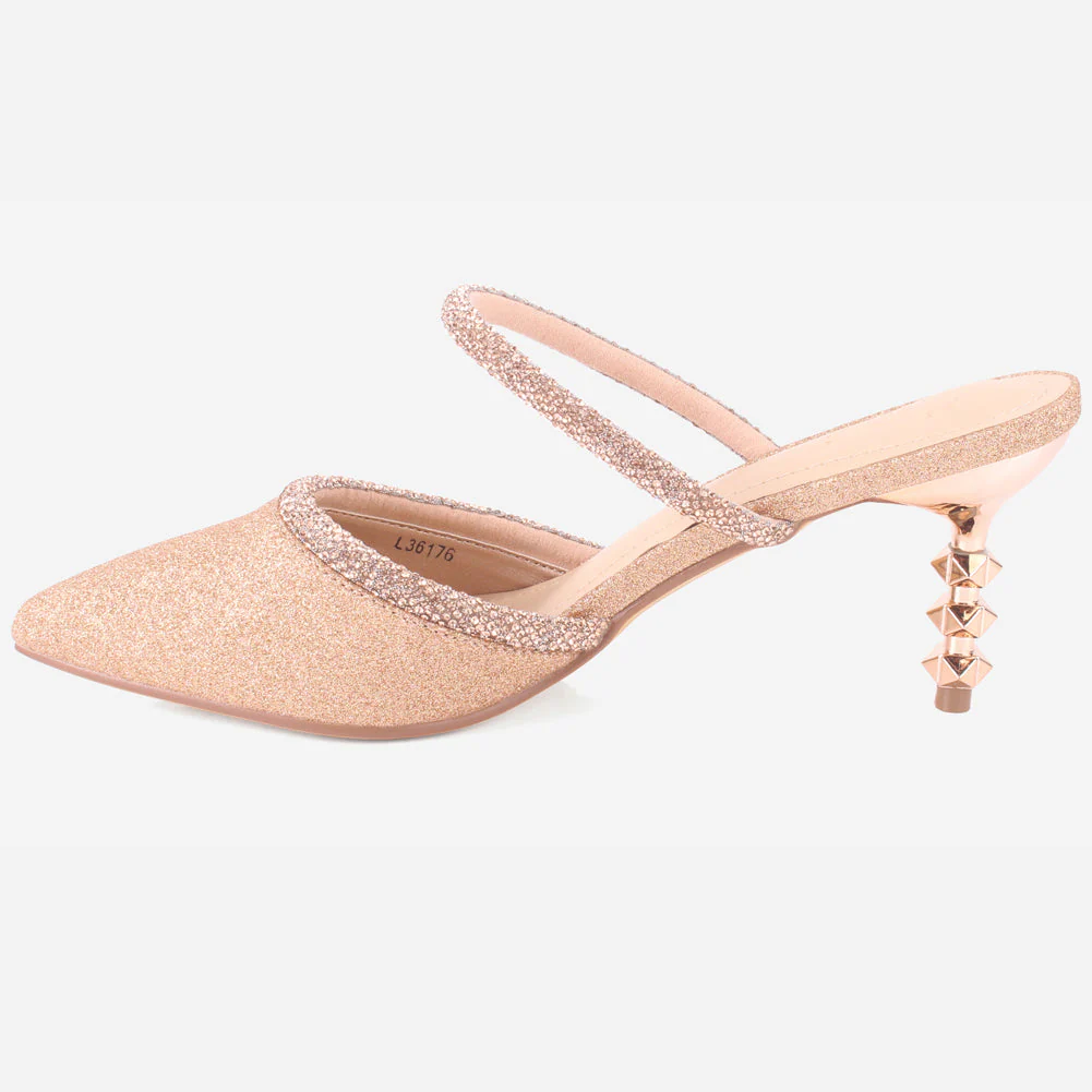 Women's "SONAB" Pointy Embellished Sandals - Image 3