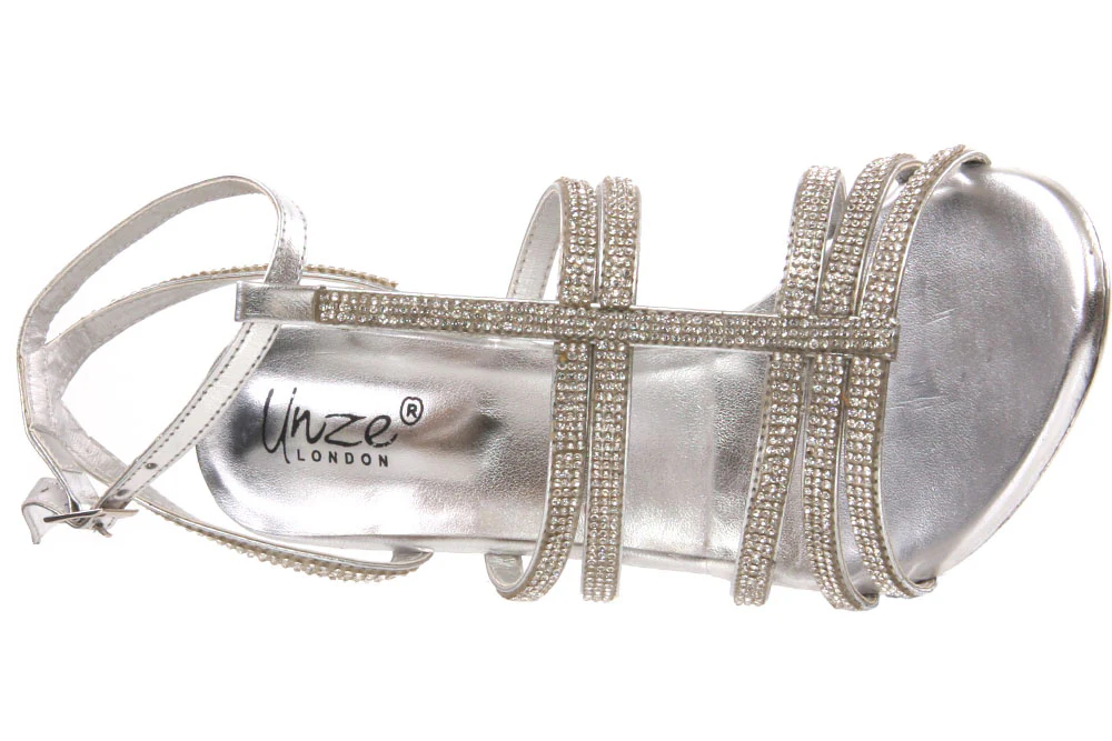 Womens Strappy 'Anisea' Evening Sandal - Image 4