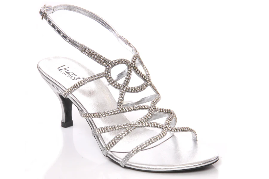 Womens Strappy Cage Style Sandal