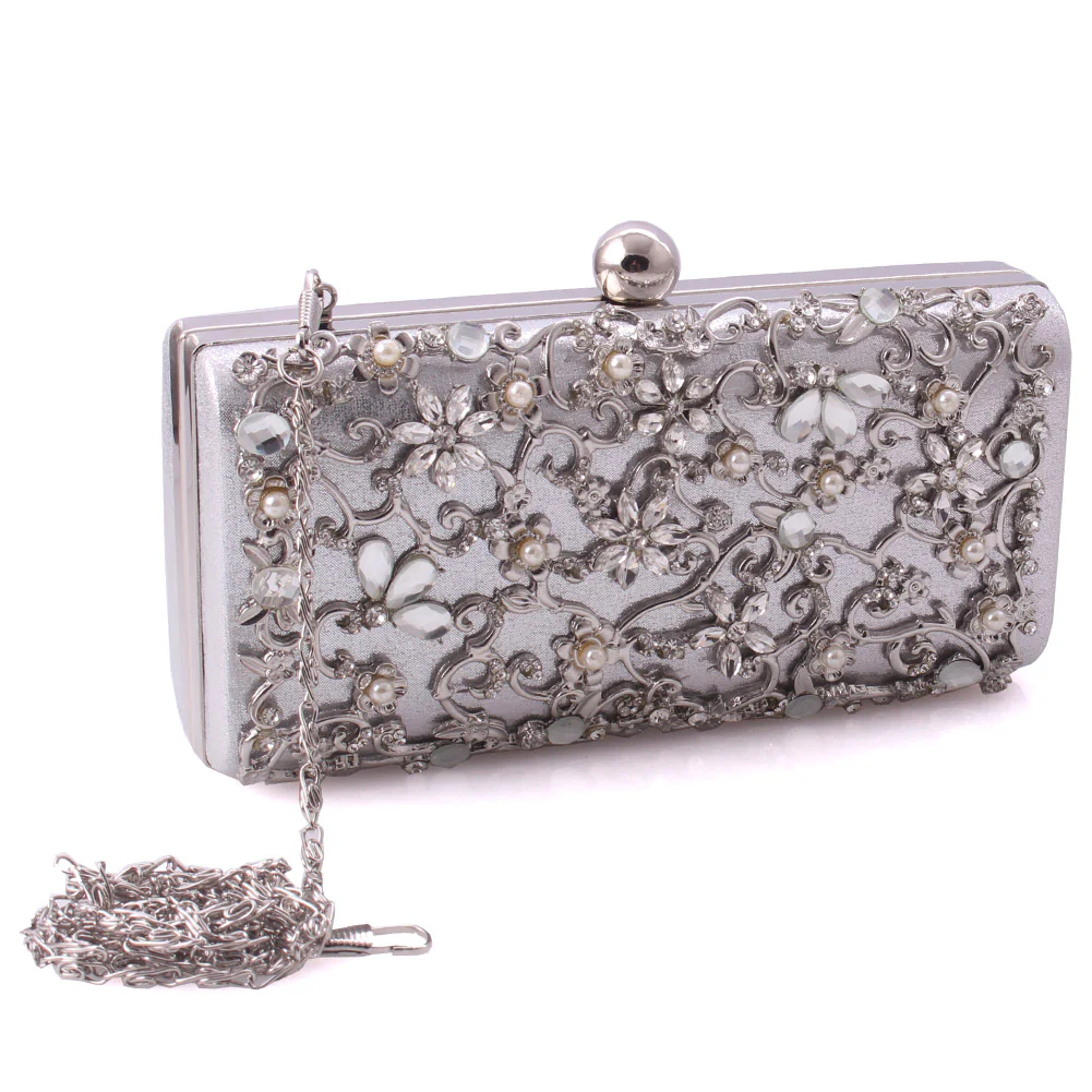 Womens ‘Tango’ Embellished Bridal Wedding Clutch Bag