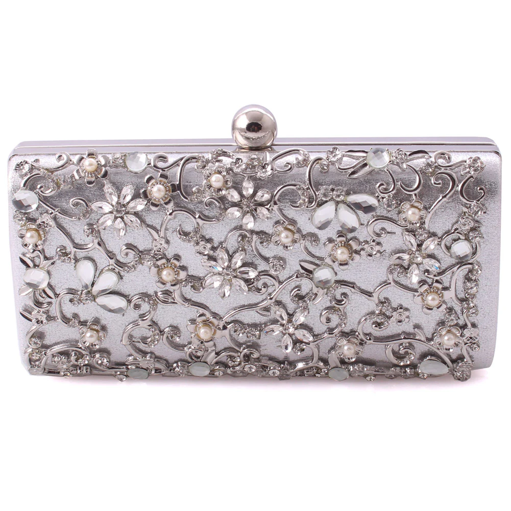Womens ‘Tango’ Embellished Bridal Wedding Clutch Bag - Image 2