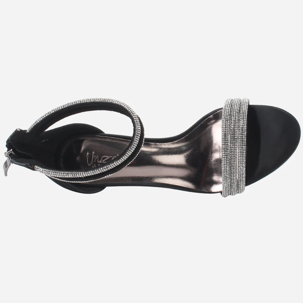 Women's "TITLY" Embellished Stiletto Evening Sandals - Image 4