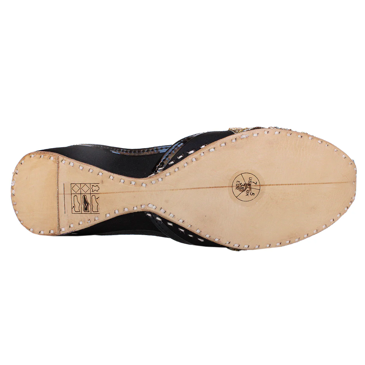 Women's "TOULIN" Embellished Flat Khussa Pumps - Image 5