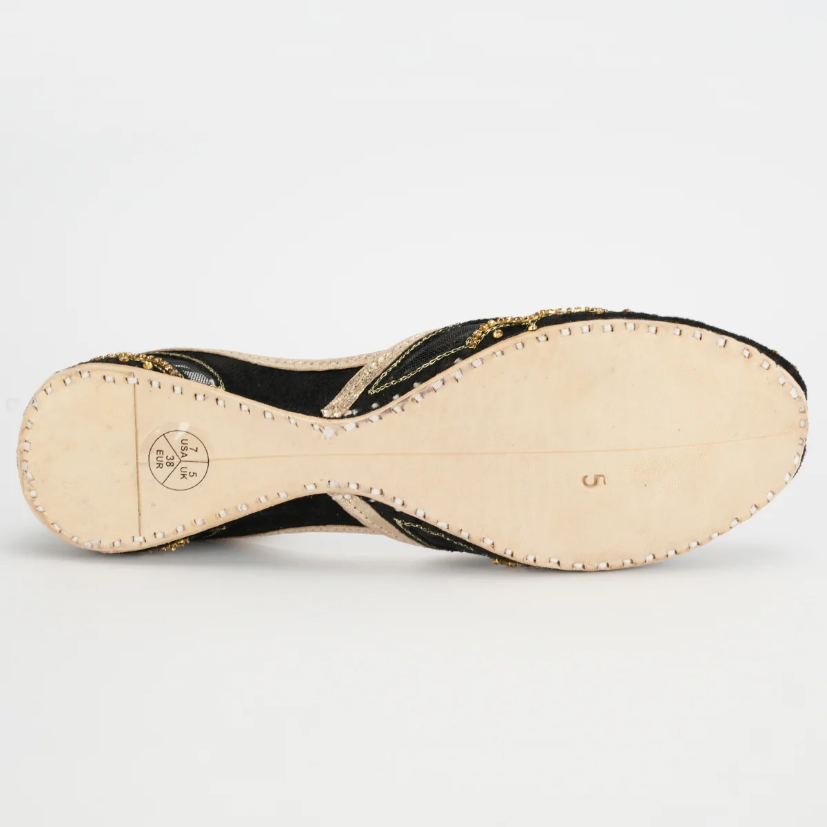 Women's "ULYSSES" Chained Detailing Khussa - Image 5