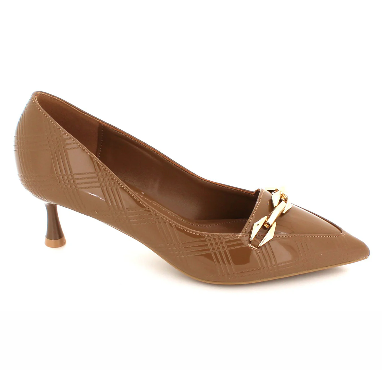 Womens "VANEZIO" Pointy Stiletto Courts - Image 5