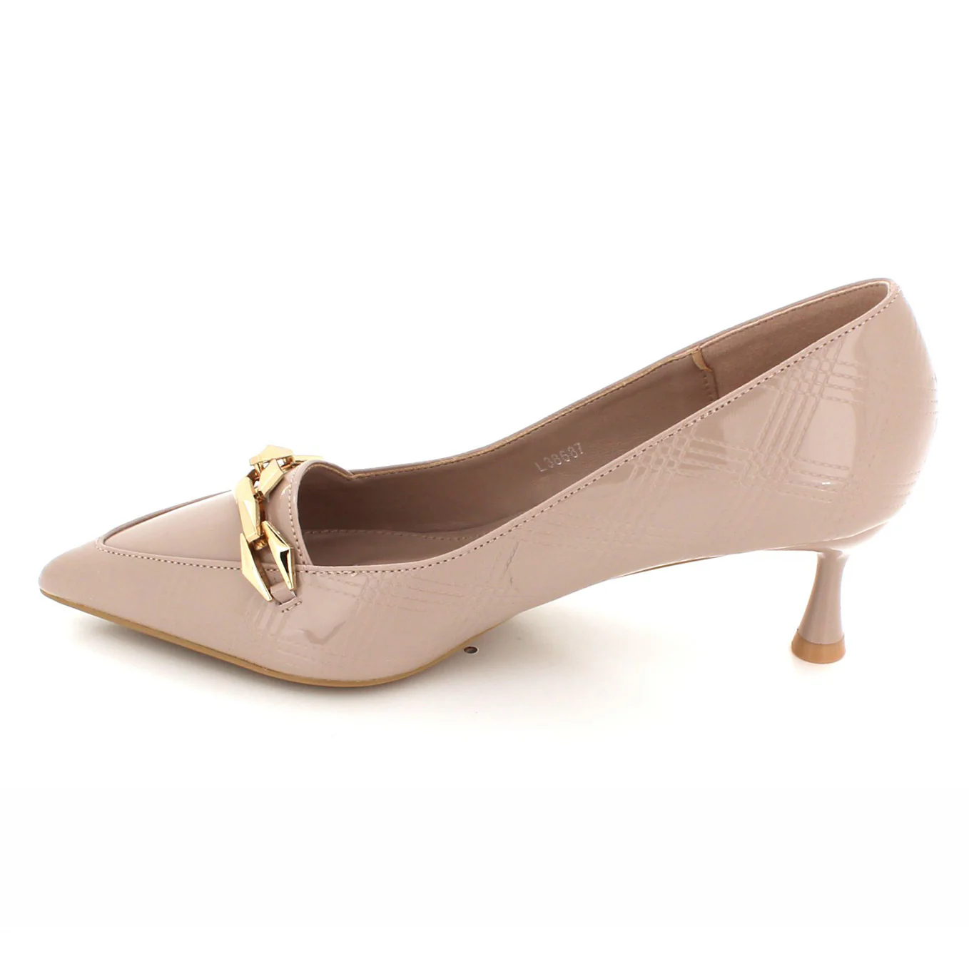 Womens "VANEZIO" Pointy Stiletto Courts - Image 3