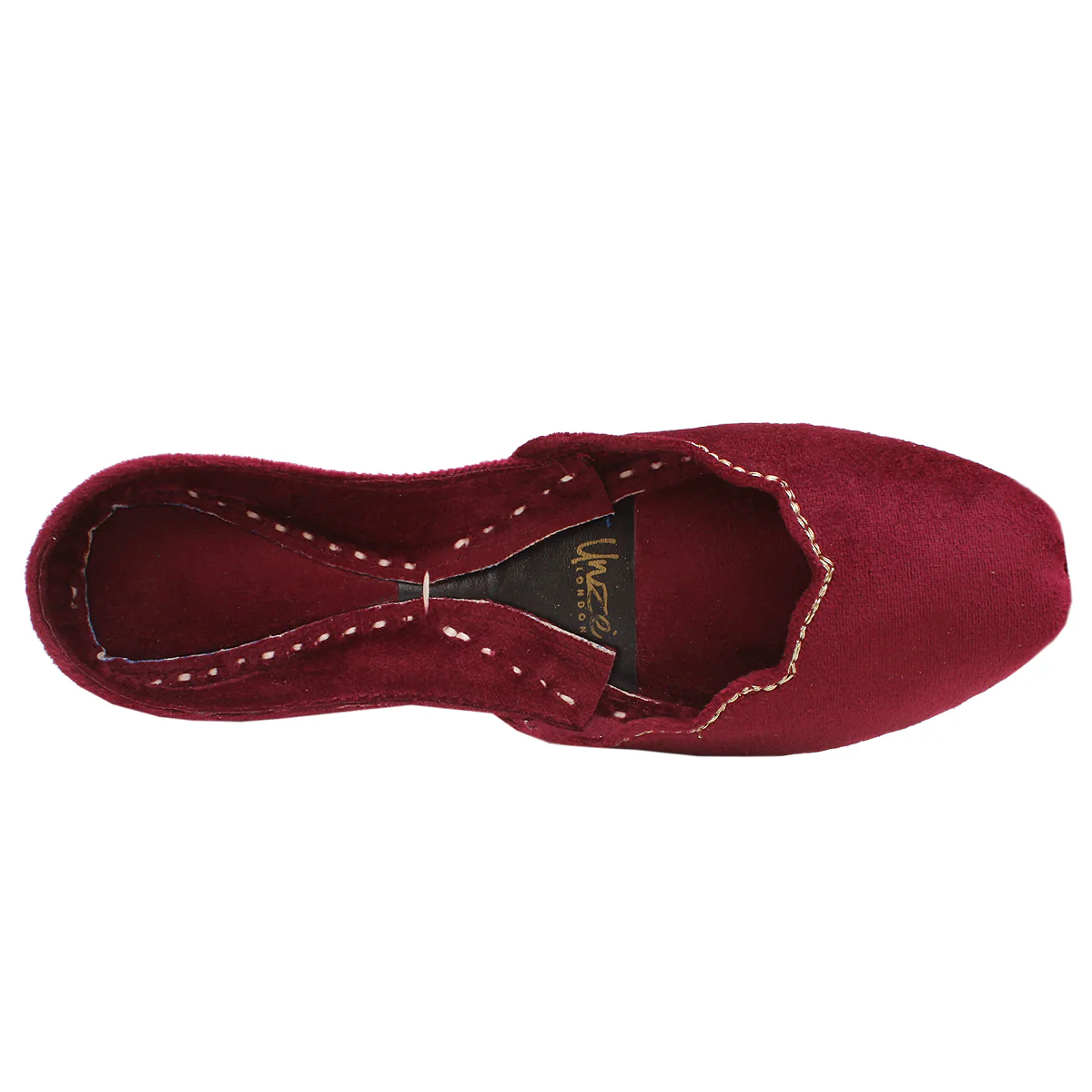 Womens "YASMIN" Embellished Flat Khussa Pumps - Image 4