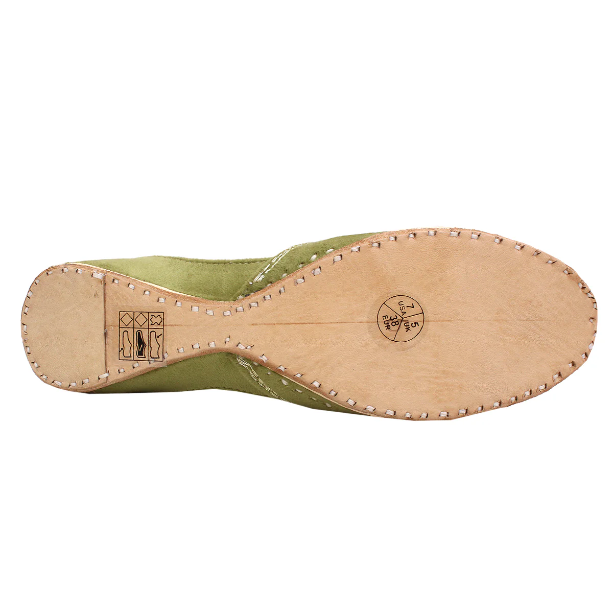 Womens "YASMIN" Embellished Flat Khussa Pumps - Image 5