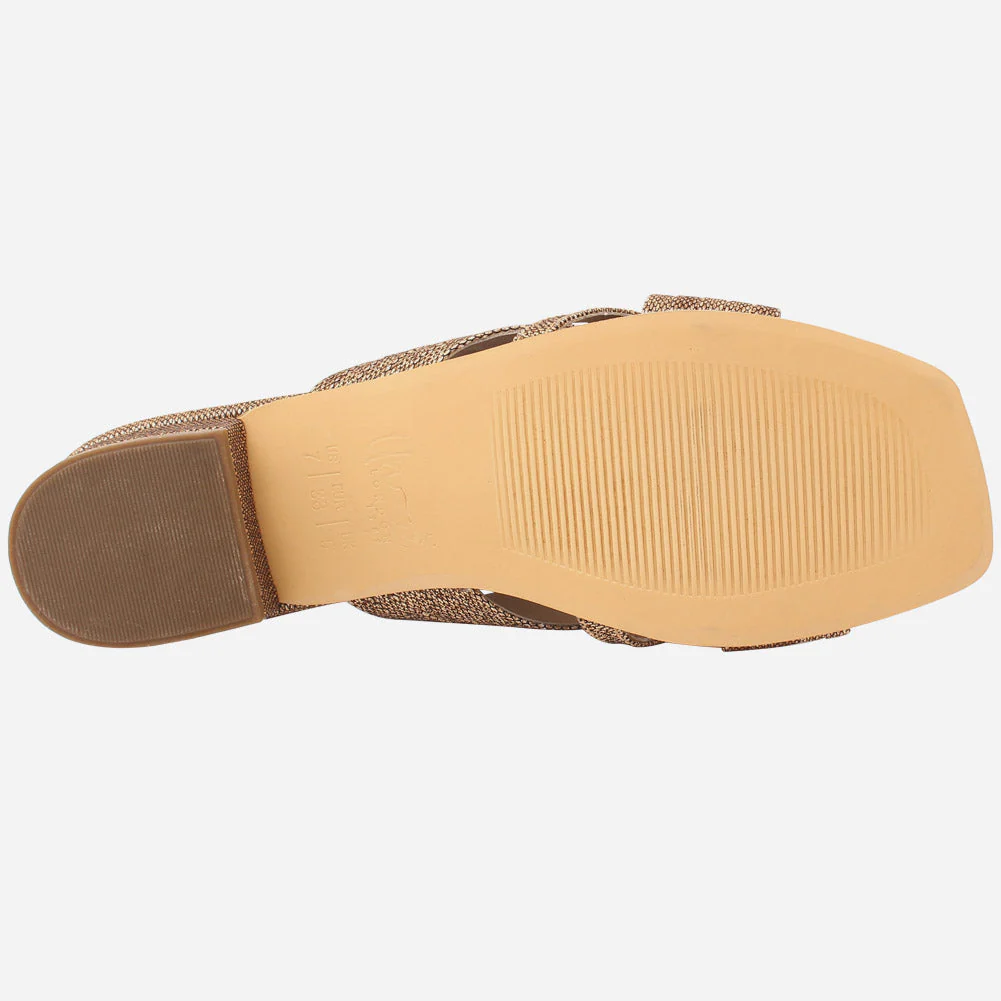 Womens "ZEEQ" Stripy Everyday Slip-ons Shoes - Image 5