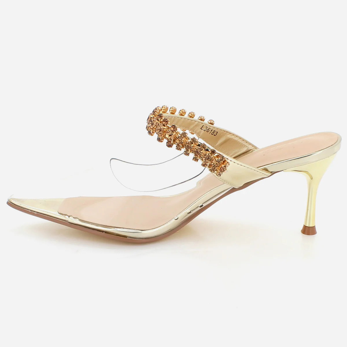 Women's "ZIMI" Pointy Transparent Sandals - Image 4