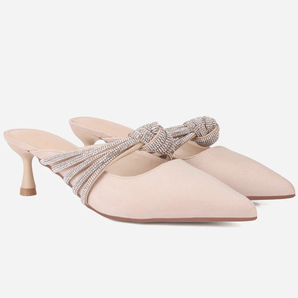 Women's "ZITA" Pointed Slide In Sandals - Image 2