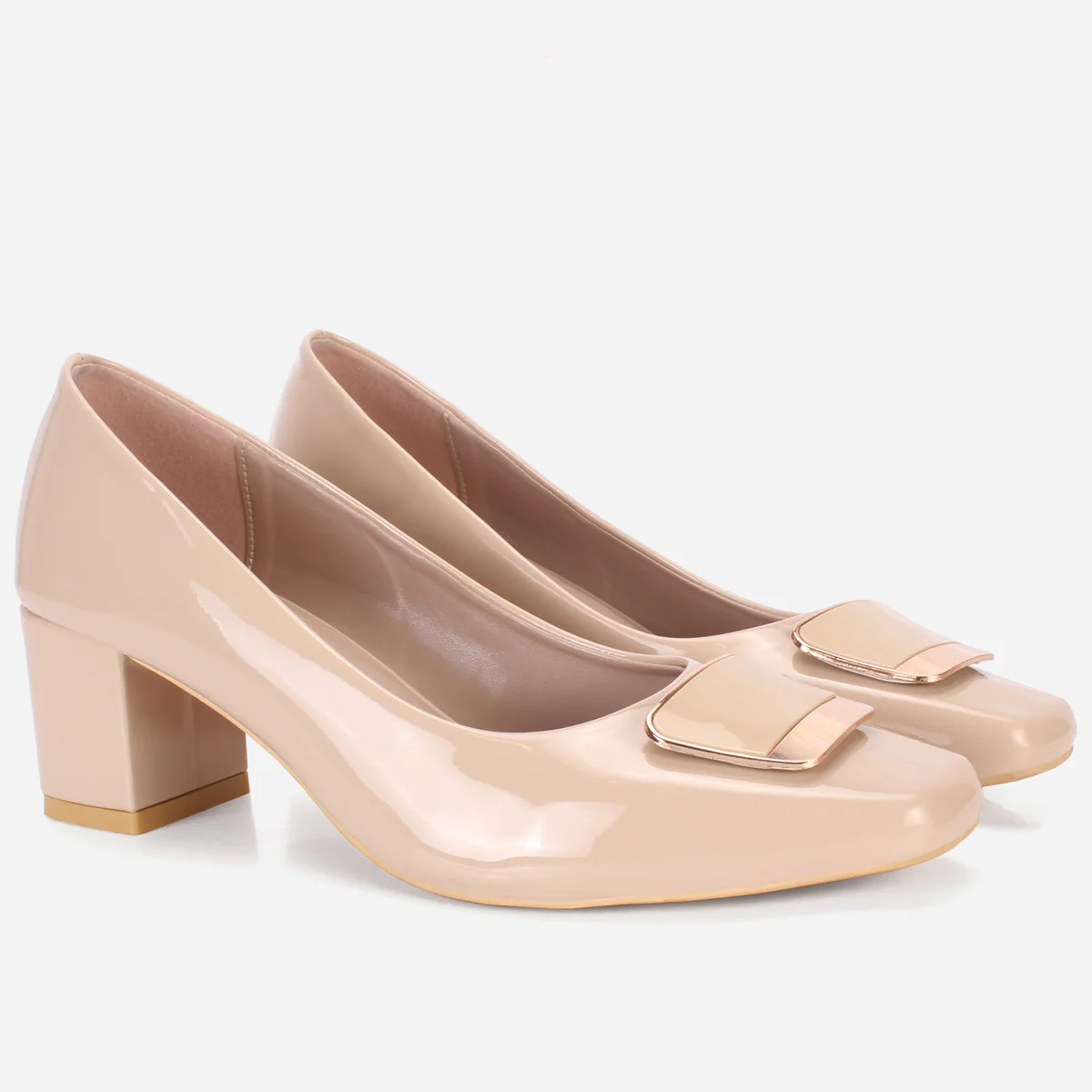 Women's "ZOALA" Block Heeled Slip on Courts - Image 2