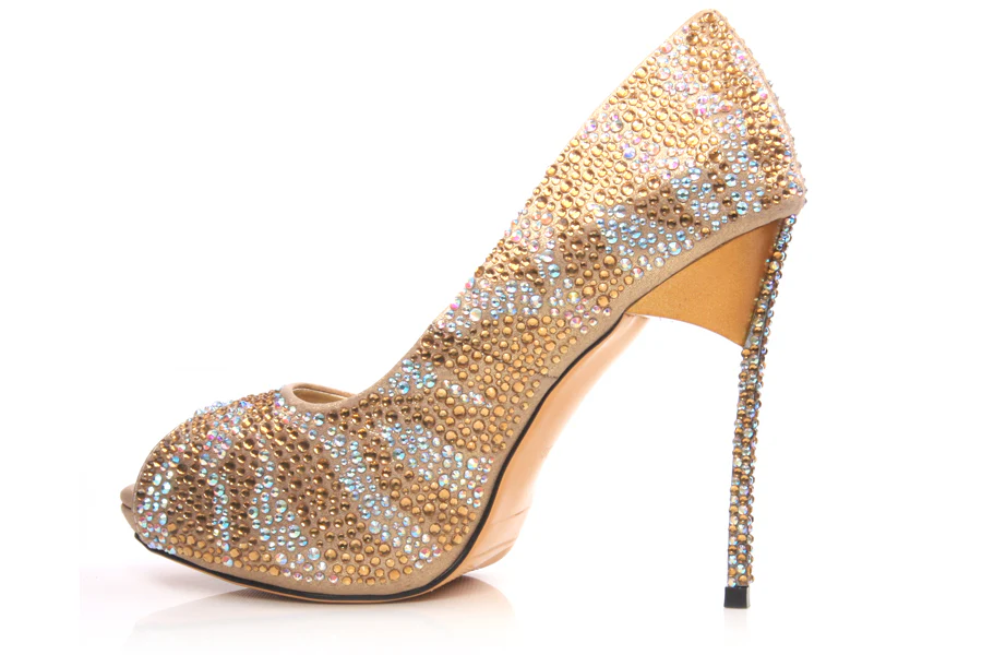 Womens 'Zuri' Thin Platform High Heels - Image 3
