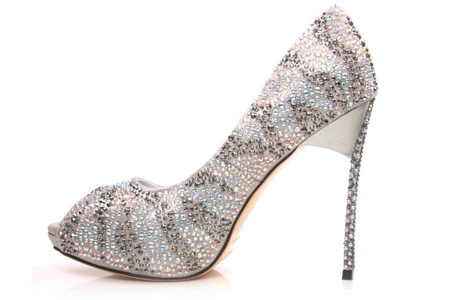 Womens 'Zuri' Thin Platform High Heels - Image 3