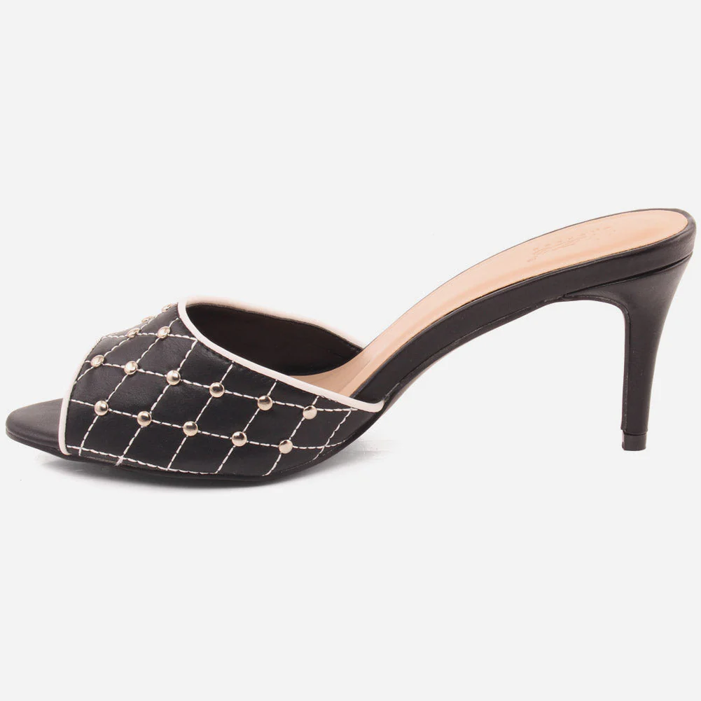 Womwn "DANNII" Pearl Slip On Sandals - Image 3