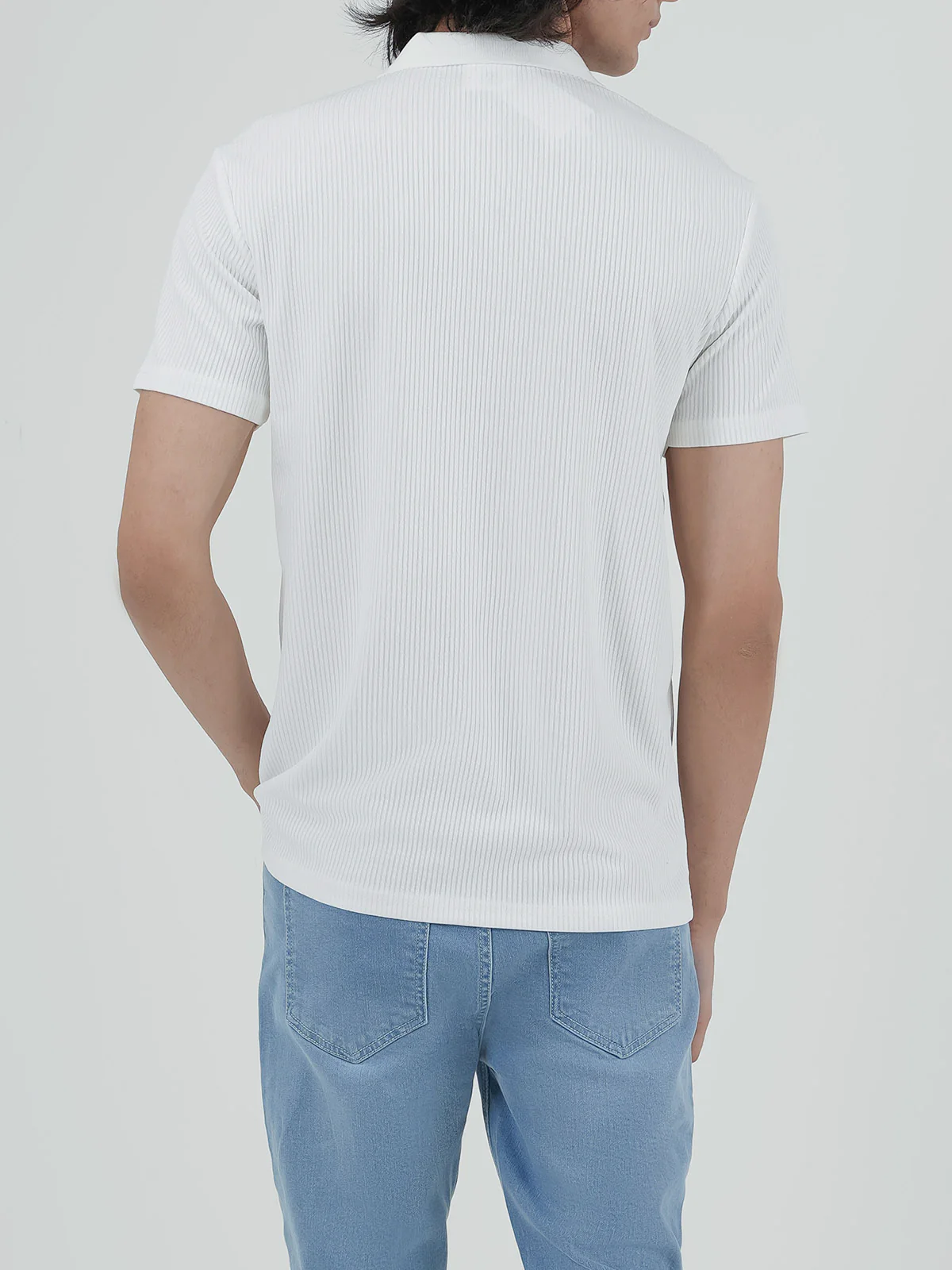 "ZARYN" Relaxed Regular Fit Polo Shirt - Image 6