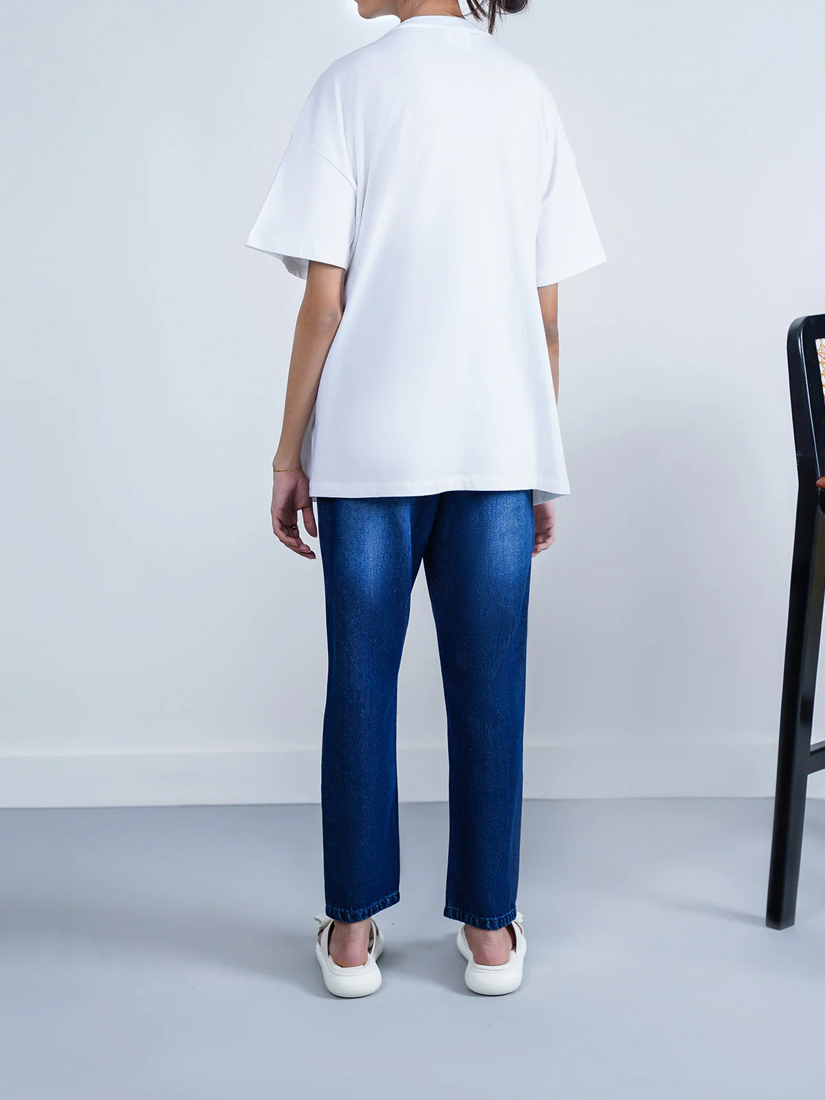 "ZIVEN" Perfect Mom Fit Denim Pant - Image 4